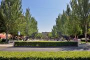 Place de verdure à Erevan