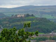 Le château de Stirling vu depuis le Wallace monument