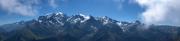 Panorama du massif du Mont-Blanc
