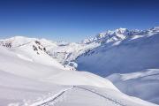 Le Mont Blanc en arrière plan