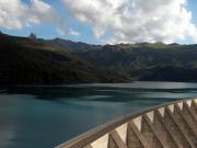 Lac et barrage de Roselend