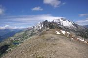 A la Tête Nord des Fours, belle vue sur le massif du Mont-Blanc
