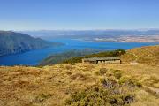 Luxmore Hut et lac de Te Anau