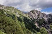 Regard en arrière sur le col Studorski Preval