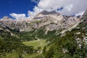 Le Triglav et les alpages