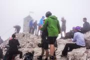 Au sommet du Triglav, la vue est bouchée !